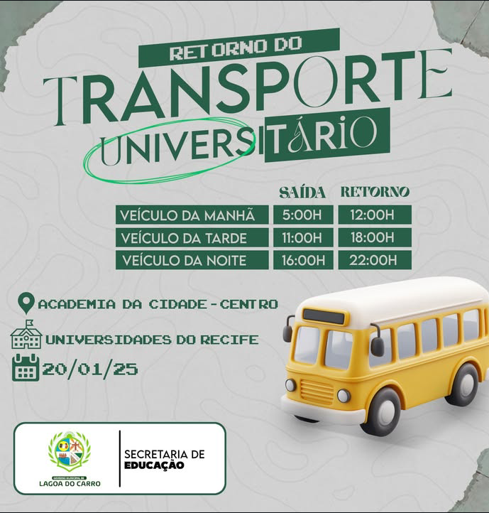 Retorno do Transporte Universitário