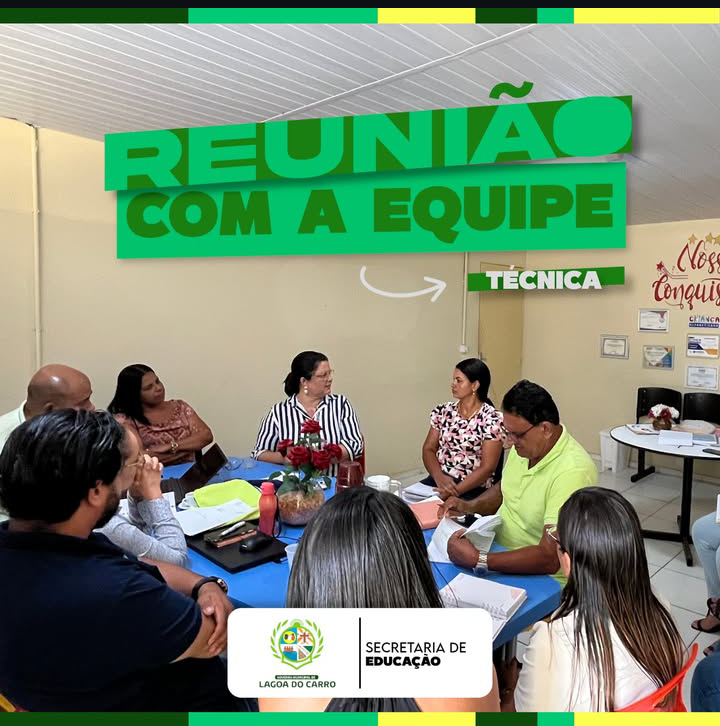 Reunião com a equipe Técnica