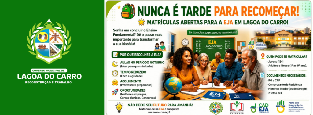 EDUCAÇÃO LAGOA DO CARRO
